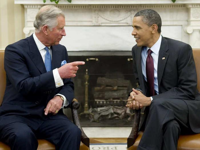 Charles met with Obama at the White House in 2011 ahead of the president