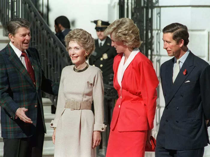Charles became particularly close with Nancy Reagan and they kept in touch through letters until her death in 2016.