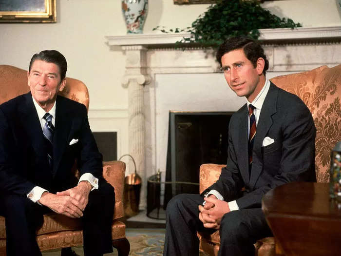 President Ronald Reagan called Charles "a most likable person" after meeting with him at the White House in 1981.