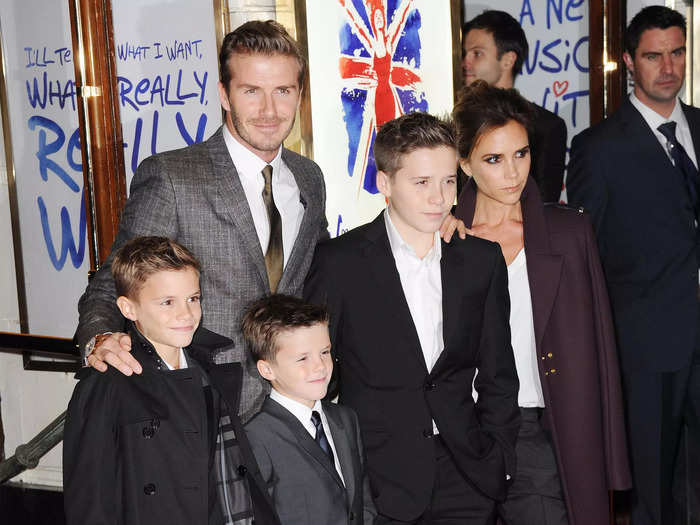 May 2013: The family moved back to England after David announced his retirement.