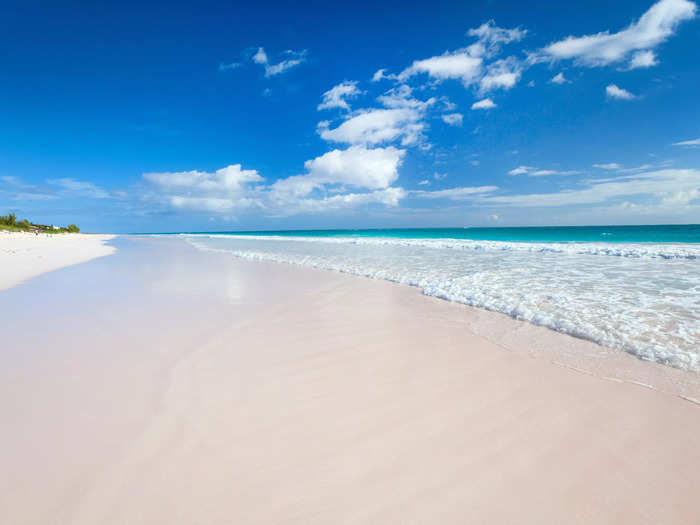 Known mostly for its pink sand beaches, Harbour Island in the Bahamas remains largely untouched by humans.