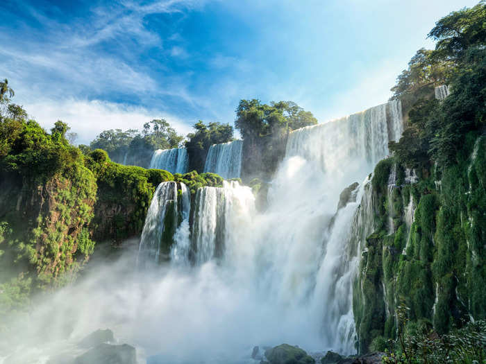 Iguazu Falls is an awe-inspiring sight in Argentina and Brazil.