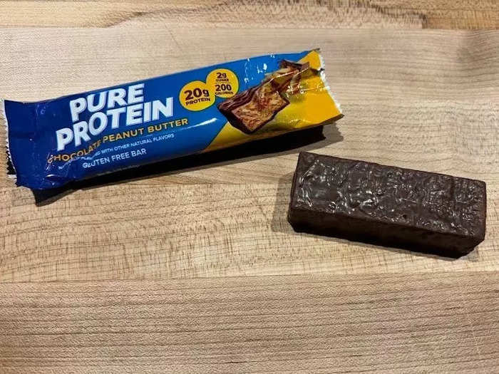 3. Pure Protein (chocolate peanut butter)