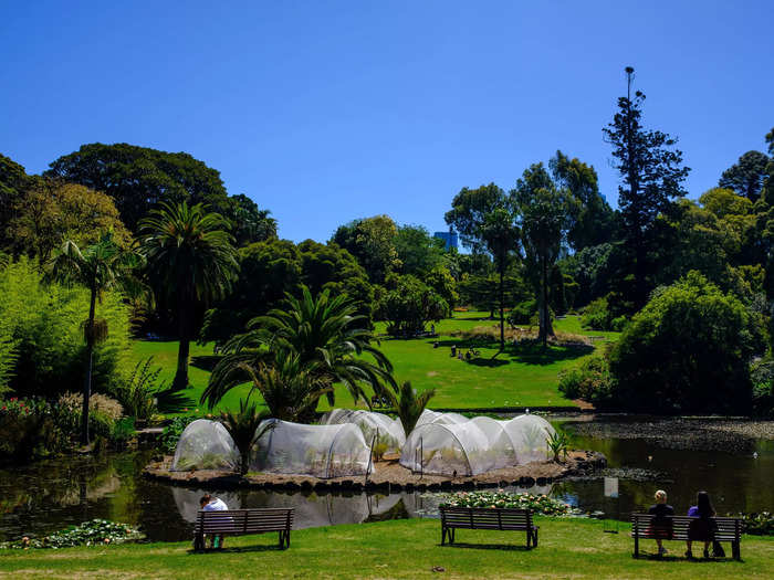 The Royal Botanic Gardens Melbourne in Australia is home to over 8,500 plant varieties.