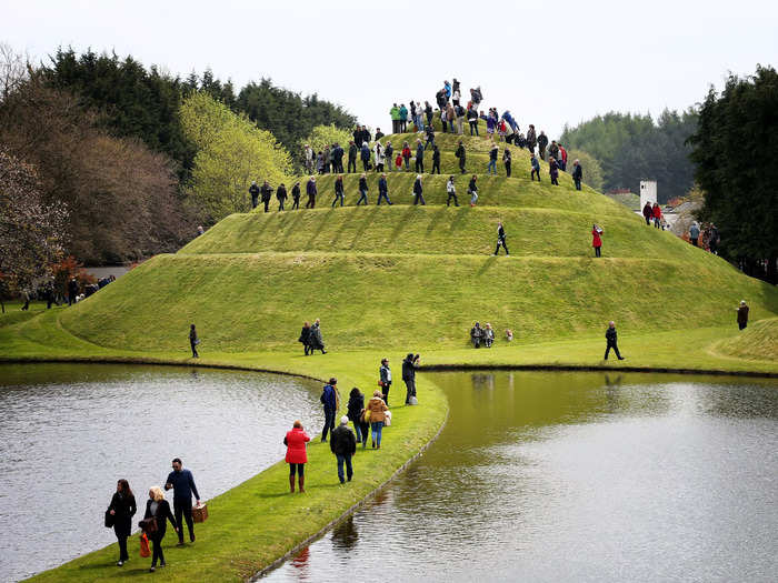 The Garden of Cosmic Speculation is a science- and math-themed garden in Dumfries, Scotland.