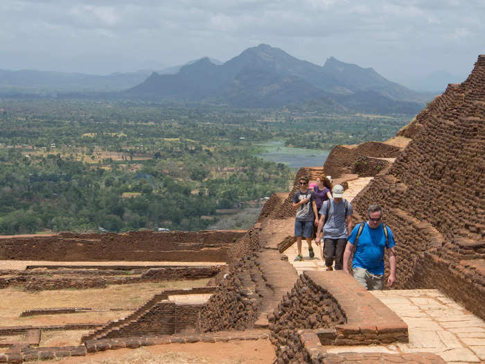 The ancient city of Sigiriya, found in Sri Lanka, dates back over 1,500 years.