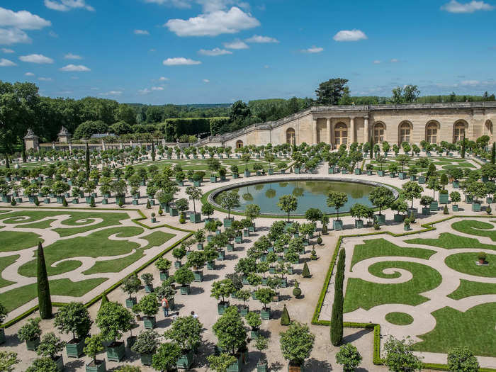 The Gardens of Versailles in France were built by the "king of gardeners" in the 1660s.
