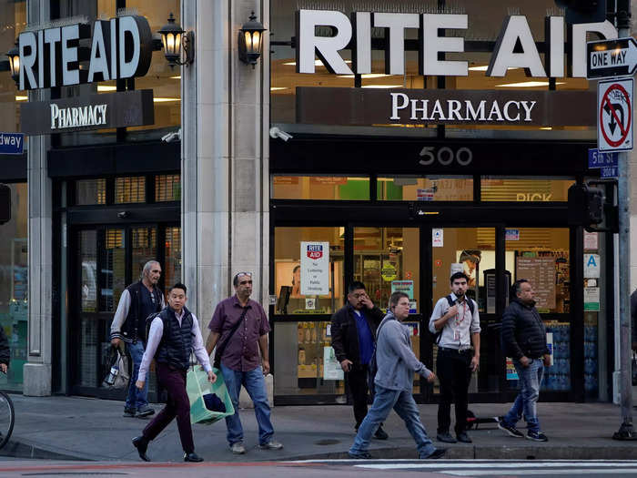 Rite Aid: 77 stores