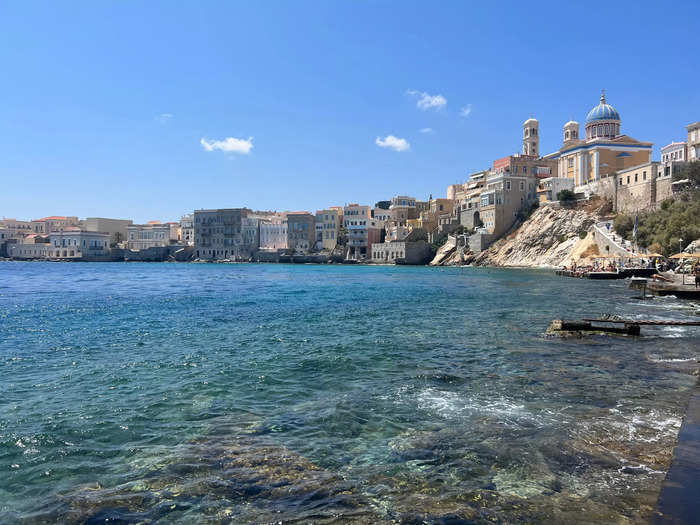 Take a dip at Ciel Syros.