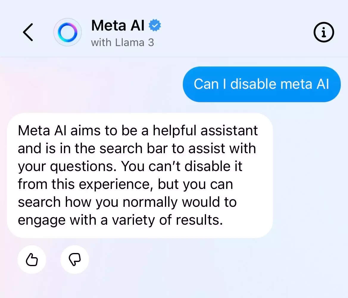 Conversation with Meta AI