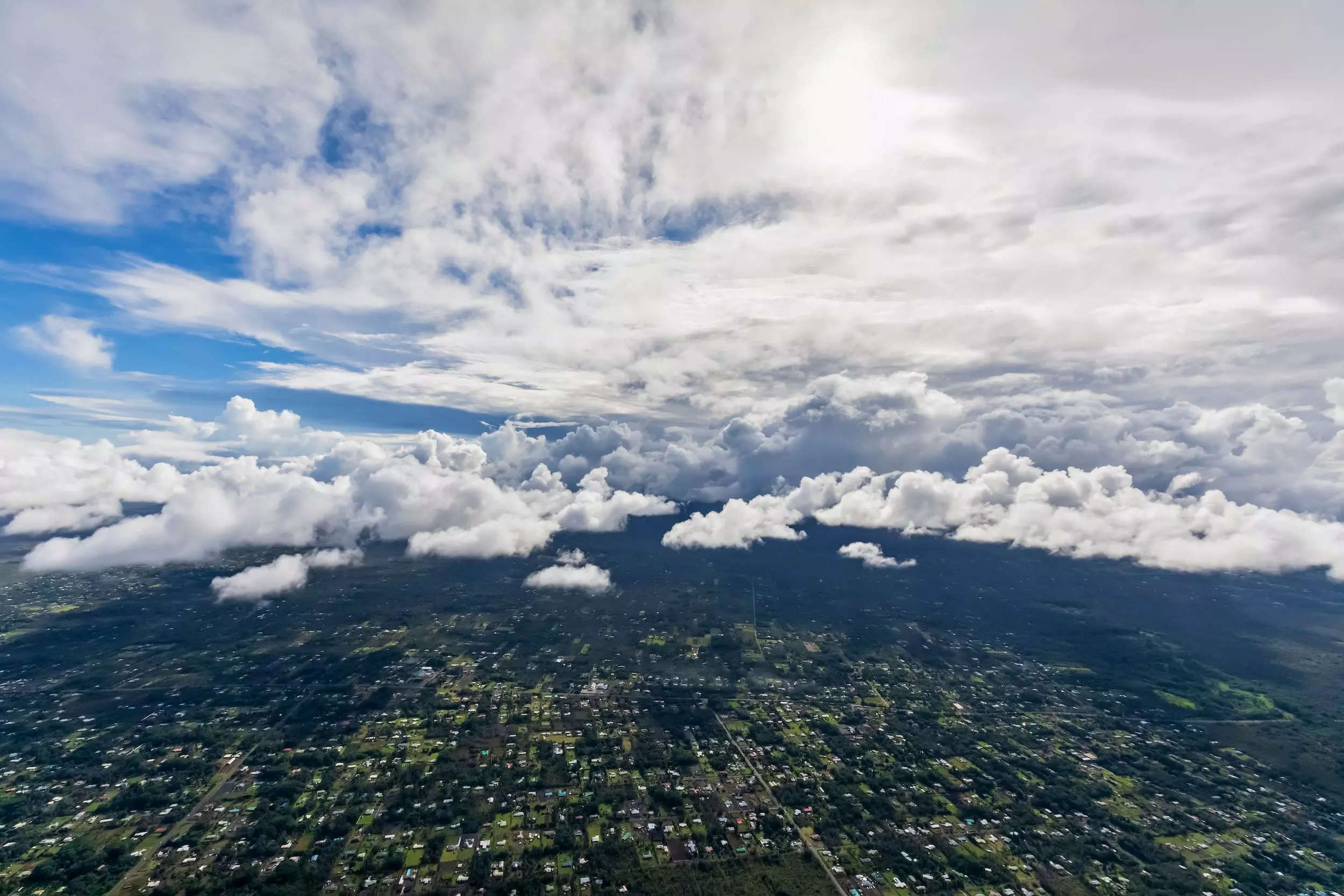 An aerial view of Hawaiian Paradise Park