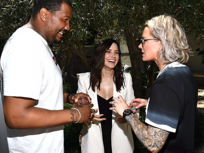 August 4, 2019: Sophia Bush and Ashlyn Harris are photographed together for the first time, possibly at their first meeting