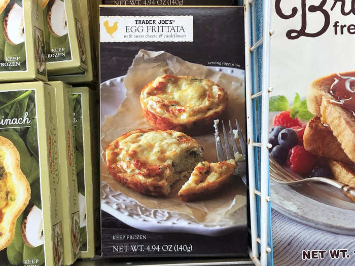 The frozen egg frittatas are the perfect weekday morning pick-me-up. 