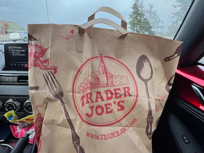 Having a car meant we could make a stop at Trader Joe’s to pick up our favorite snacks. 