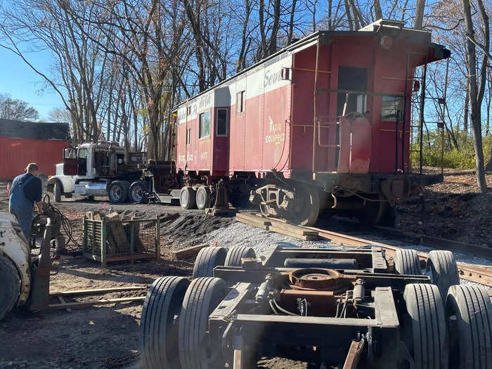 The couple immediately saw the potential for an Airbnb and bought the caboose in October 2023. They also picked up another historic 1950