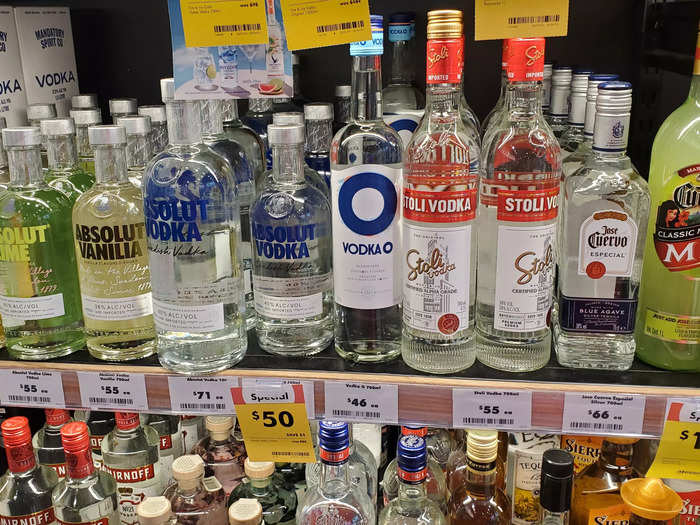 Expecting alcohol to be the same price as it is in the US