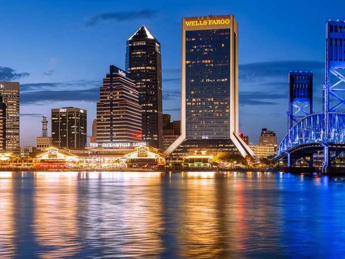 9. (tie) Jacksonville, Florida