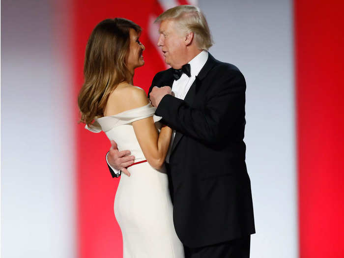 January 20, 2017: They had their first dance as FLOTUS and POTUS at the Inaugural Ball.