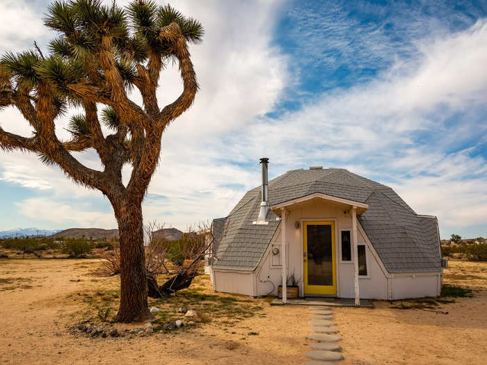 The dome is located on acres of private land.