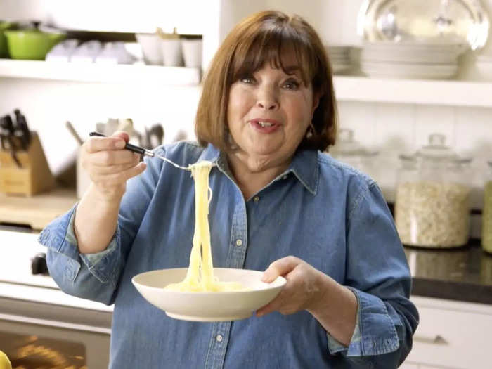 Ina Garten says her go-to weeknight pasta is quick and easy.