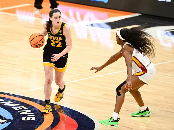McCaffery continued to support Clark throughout her final year at Iowa.