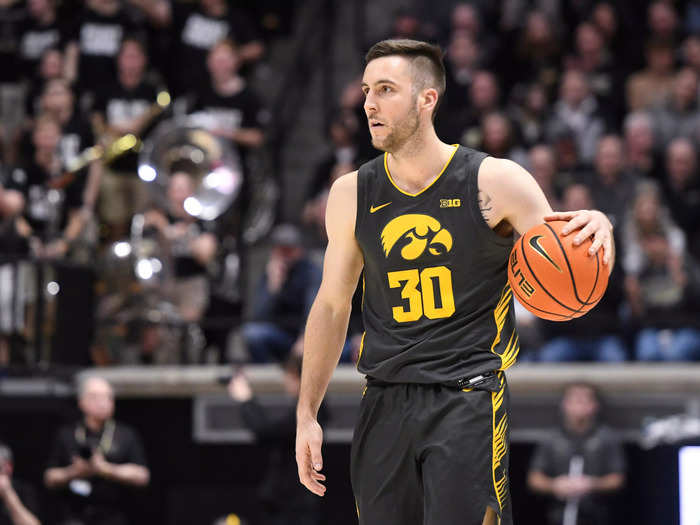 Connor McCaffery played basketball at the University of Iowa and graduated in 2023.