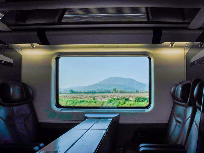 While taking trains between cities, I remember looking out the windows and being stunned by the Italian countryside.