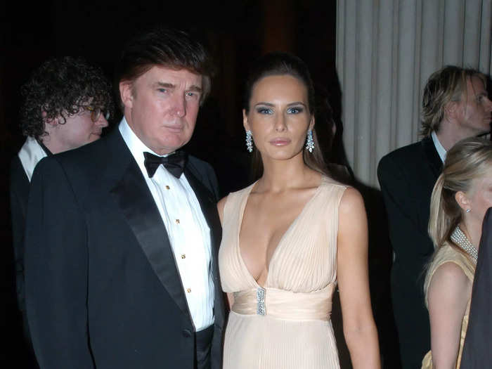 In 2003, he was joined by model Melania Knauss, who would eventually become his third wife.