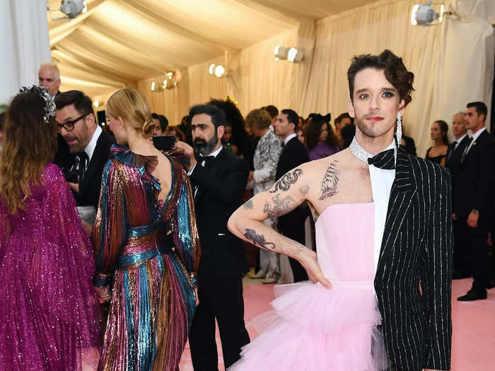 Michael Urie wore two different looks at once in 2019.