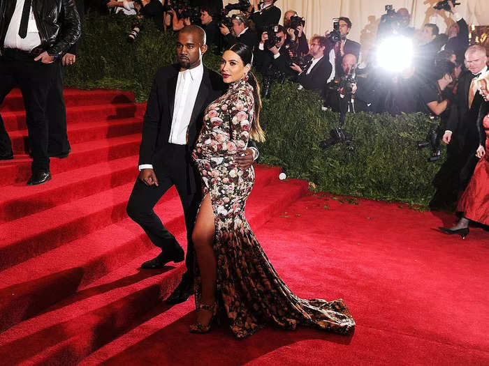 Kim Kardashian and Kanye West wowed at the Met Gala in 2013.