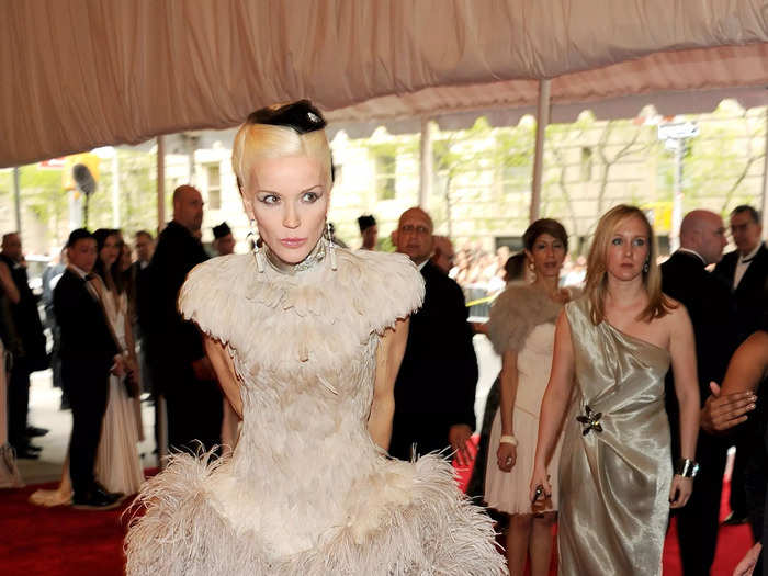 Style queen Daphne Guinness paid tribute to her late friend Alexander McQueen in 2011.