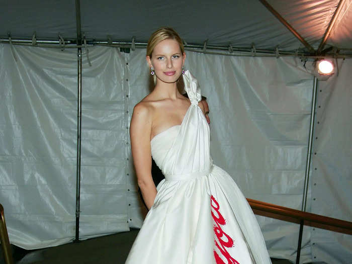 Taking her adoration for Coco Chanel to another level, Karolina Kurkova attended 2005