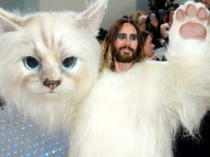 Leto had another viral Met Gala moment in 2023 when he showed up as a cat.
