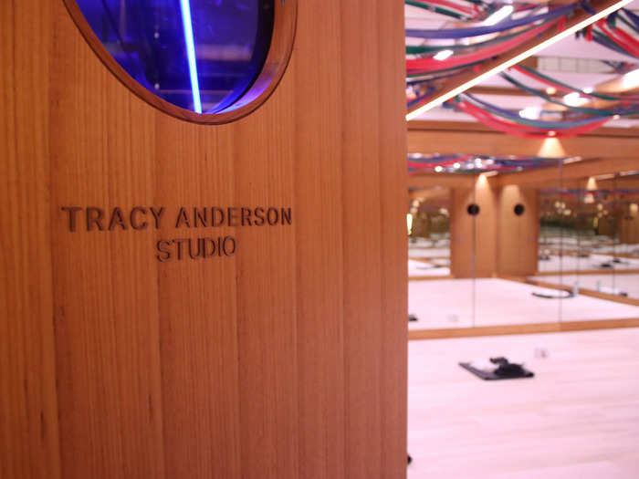 Finally, the fourth floor of Surrenne is dedicated to fitness pioneer Tracy Anderson. 