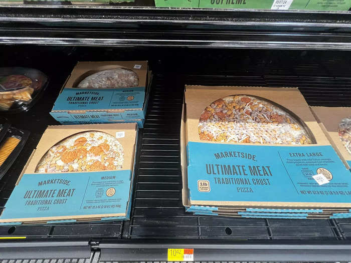 Huge take-and-bake pizzas