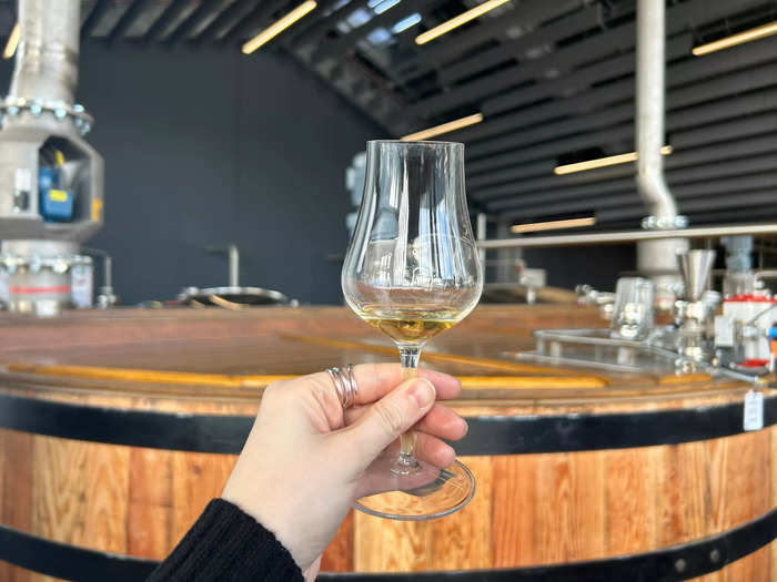 We were given a tour of a secret tasting room in the pagoda, where private clients will be able to try different whisky blends and personalize them to their tastes.