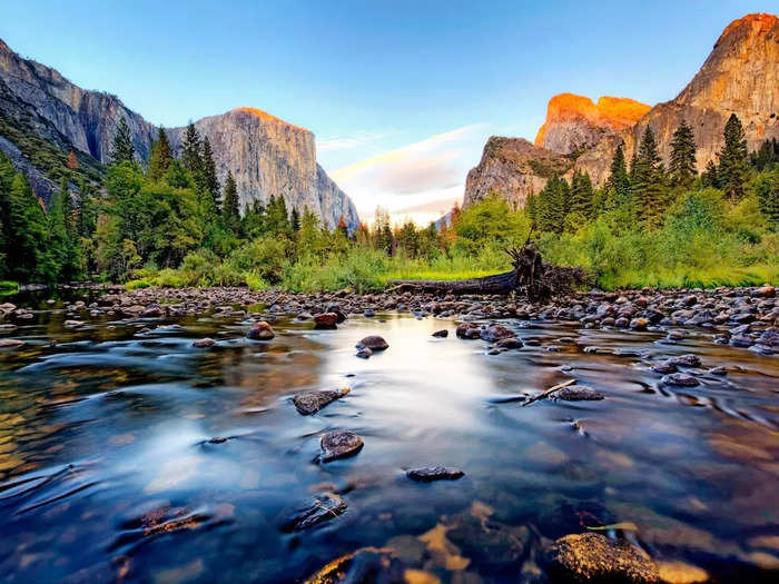 Yosemite is "a beauty" during the warmer months of the year. 
