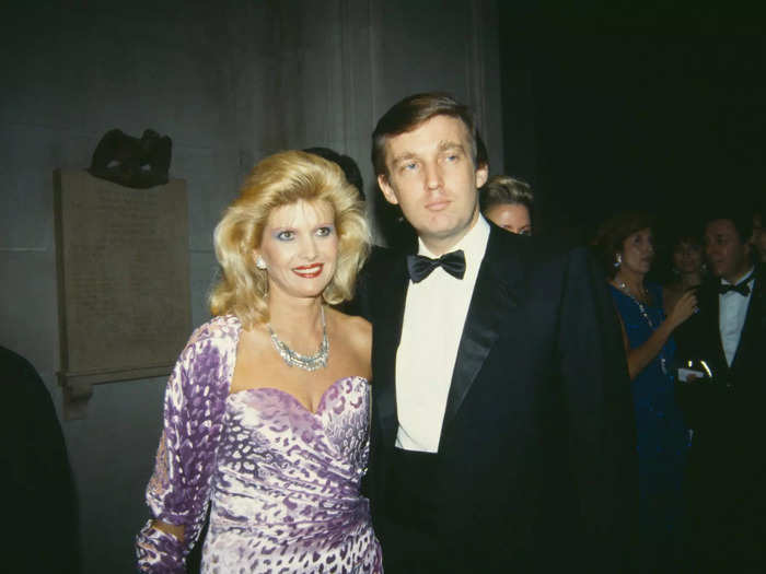 Donald Trump was a frequent fixture at the Met Gala in the 80s and 90s. He attended the 1985 party with his first wife, Ivana. 