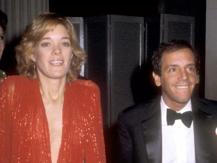 Actor Berry Berenson looked disco-ready in a sparkling red jumpsuit as she attended the 1979 Met Gala with Studio 54 owner Steve Rubell. 