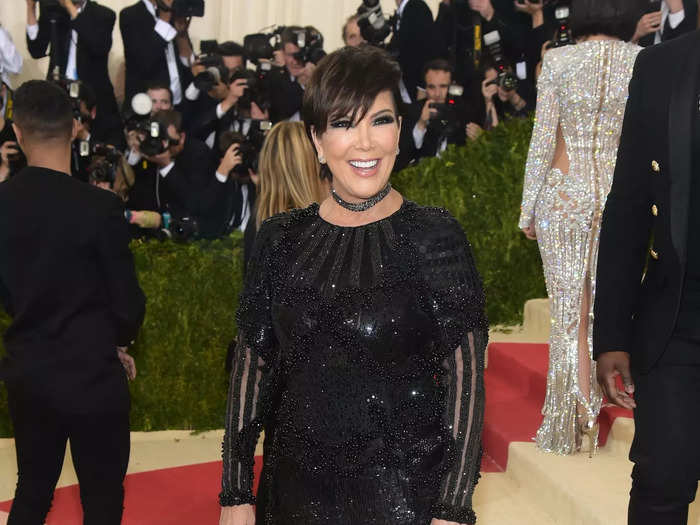Kris Jenner attended the 2016 Met Gala in a dress that was more simple than stunning.