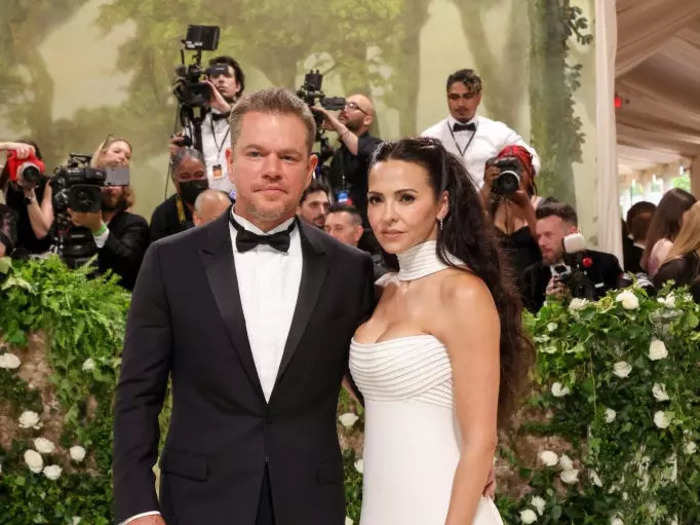 Luciana Damon and Matt Damon