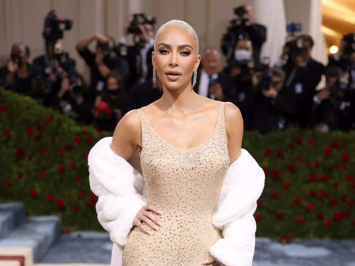 At the 2022 Met Gala, Kim Kardashian caused a stir when she wore a dress that once belonged to Marilyn Monroe. 