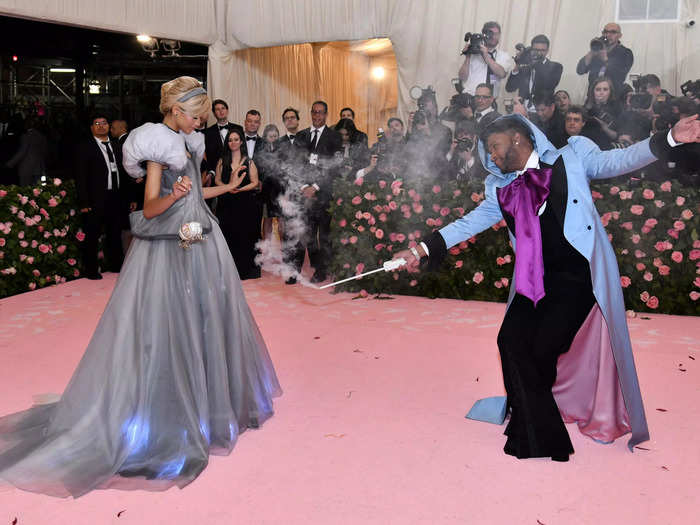 Zendaya wowed at the 2019 Met Gala in a "Cinderella"-inspired look.