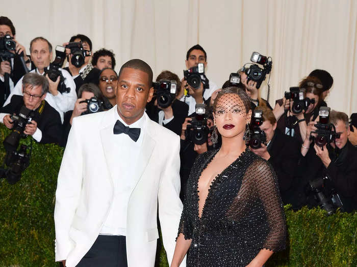 Beyoncé combined disco with Old Hollywood glamour as she attended the Met Gala with Jay-Z in 2014. 