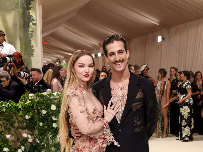 Dove Cameron and Damiano David made their Met Gala debut in edgy ensembles.