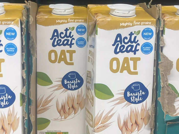 I pick up oat milk for one of my kids.