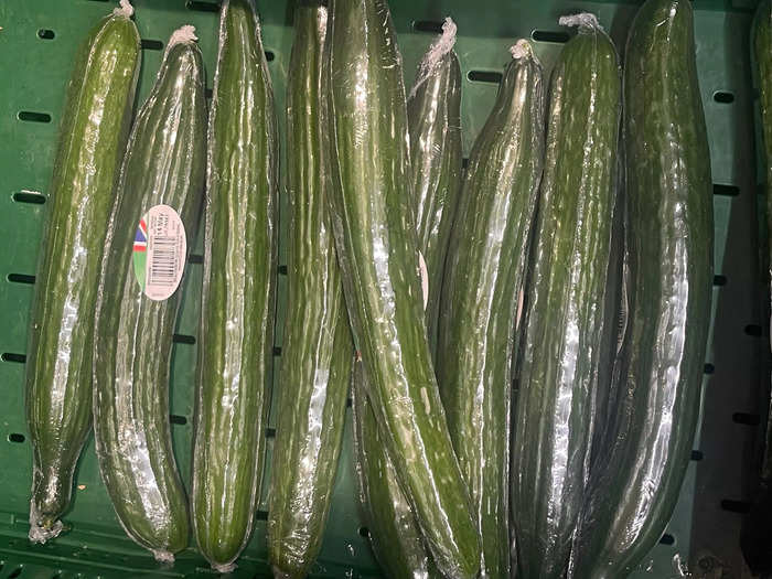 Cucumbers are probably the most popular food in my household at the moment.