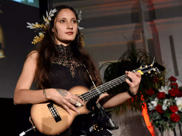 Taimane Gardner won favorite entertainer of the year at the Nā Hōkū Hanohano Awards in 2019.