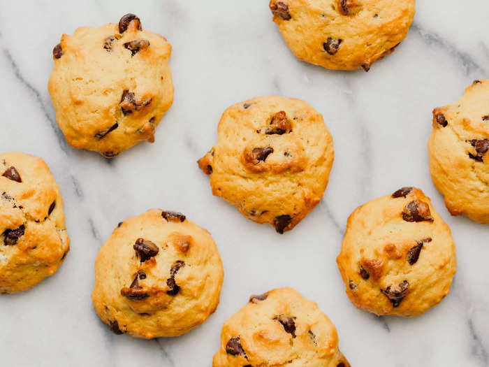 An air fryer can bake the perfect batch of chocolate-chip cookies.