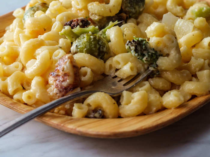 Make cauliflower mac and cheese for an easy side dish.